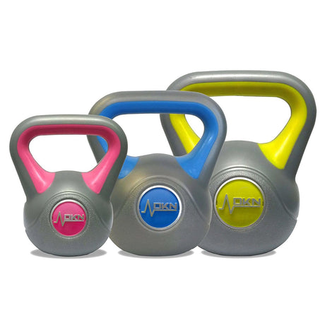 |DKN 2 3 and 4kg Vinyl Kettlebell Set - Back ss|
