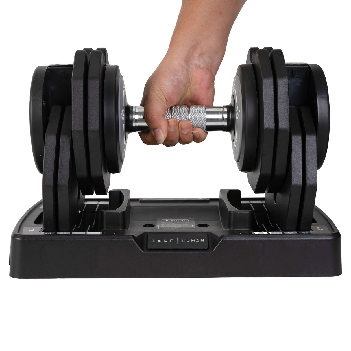 |HalfHumanFIDWeightBenchand 25kgAdjustableDumbbellsPowerSet8|