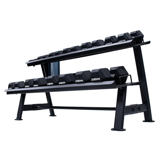 |Jordan2TierHexDumbbellRack10pairs4|