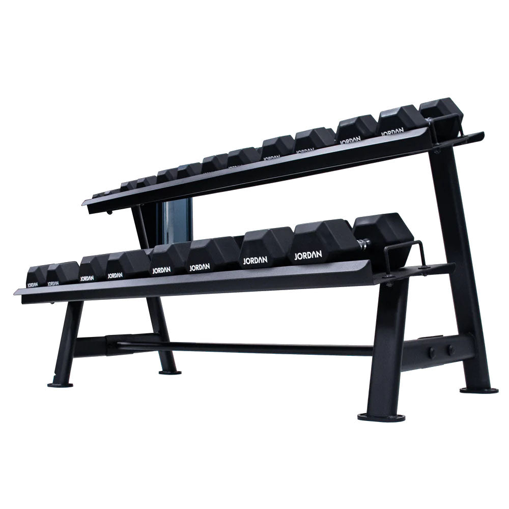 |Jordan2TierHexDumbbellRack10pairs4|