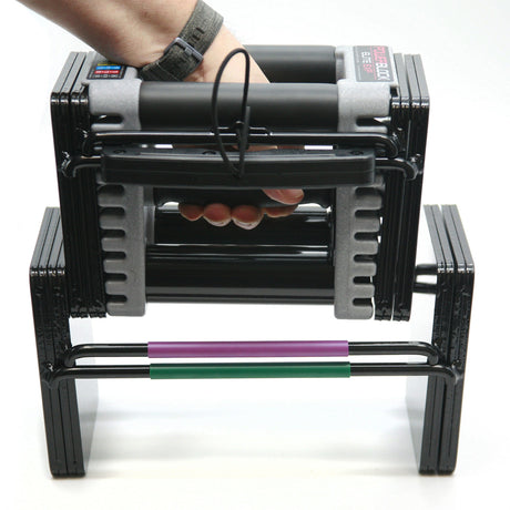 |PowerblockEliteEXPAdjustableDumbbellsStage1front|