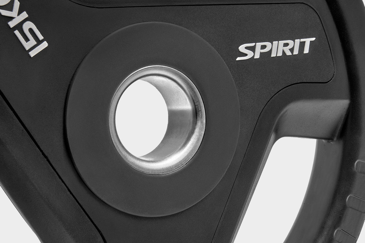 |Spirit Fitness Olympic Rubber Tri Grip Weights2|