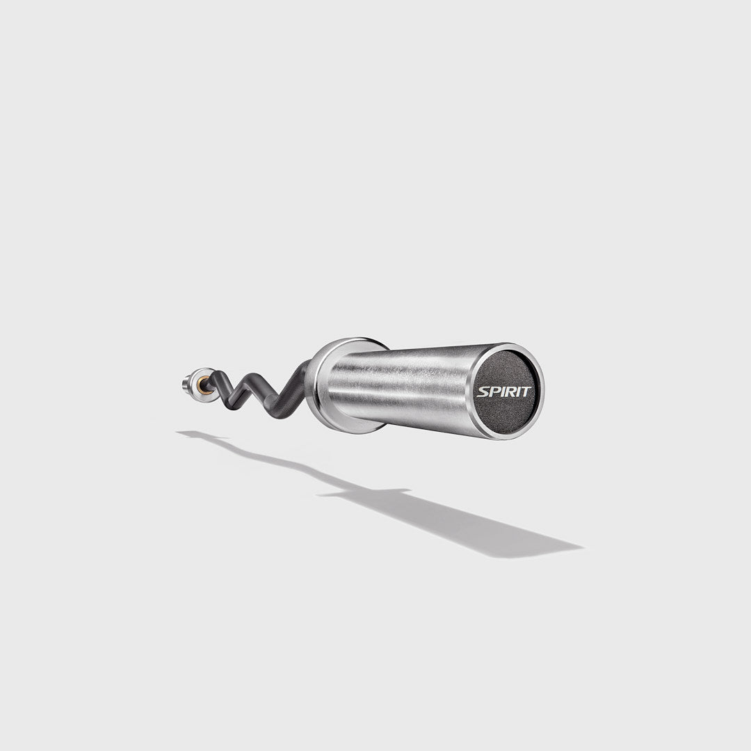 |Spirit Fitness Ez Curl Bar Angled |