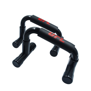 |UFC ADJUSTABLE PUSH UP BAR BLACKAngled|