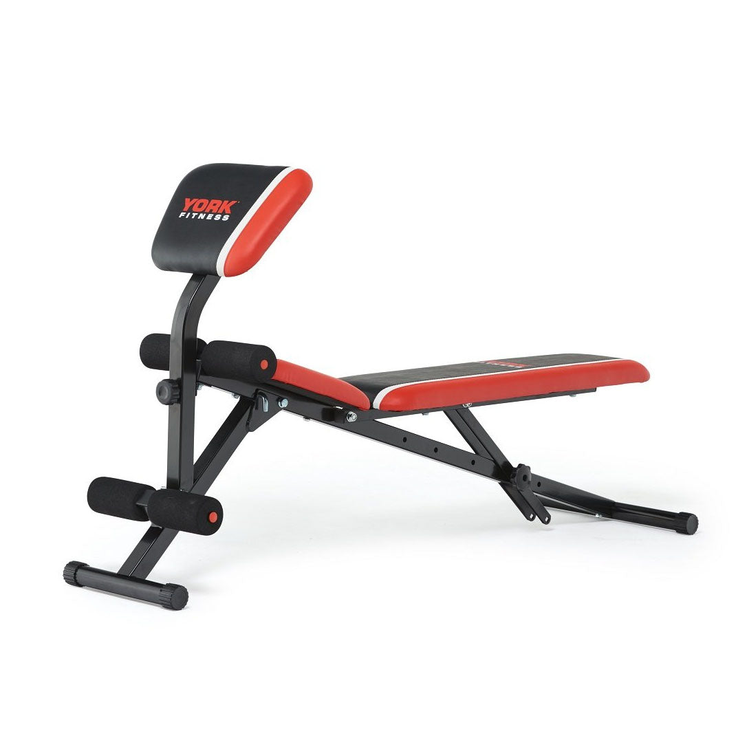 |York Warrior 2 in 1 Dumbbell and Ab Bench with Curl 4|