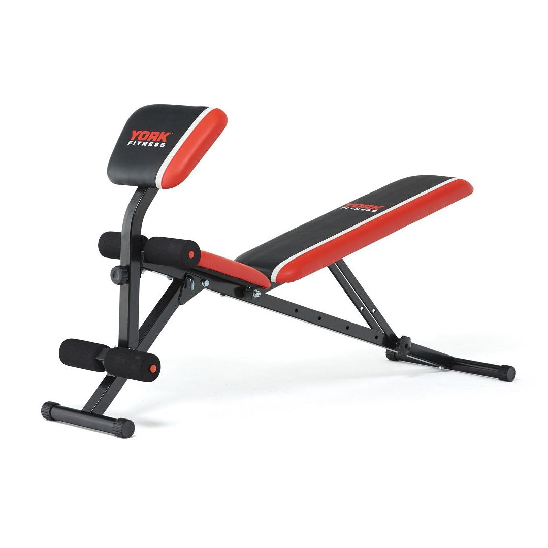 |York Warrior 2 in 1 Dumbbell and Ab Bench with Curl 5|